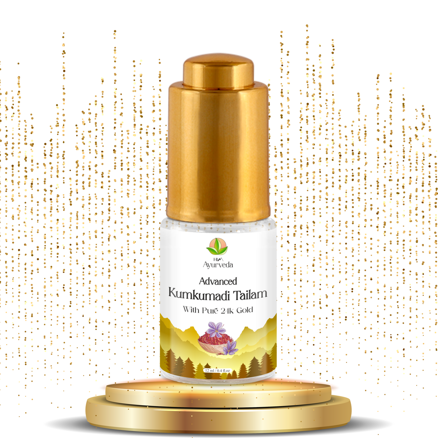 Advanced 24K Gold Ayurvedic Kumkumadi Oil (Tailam)