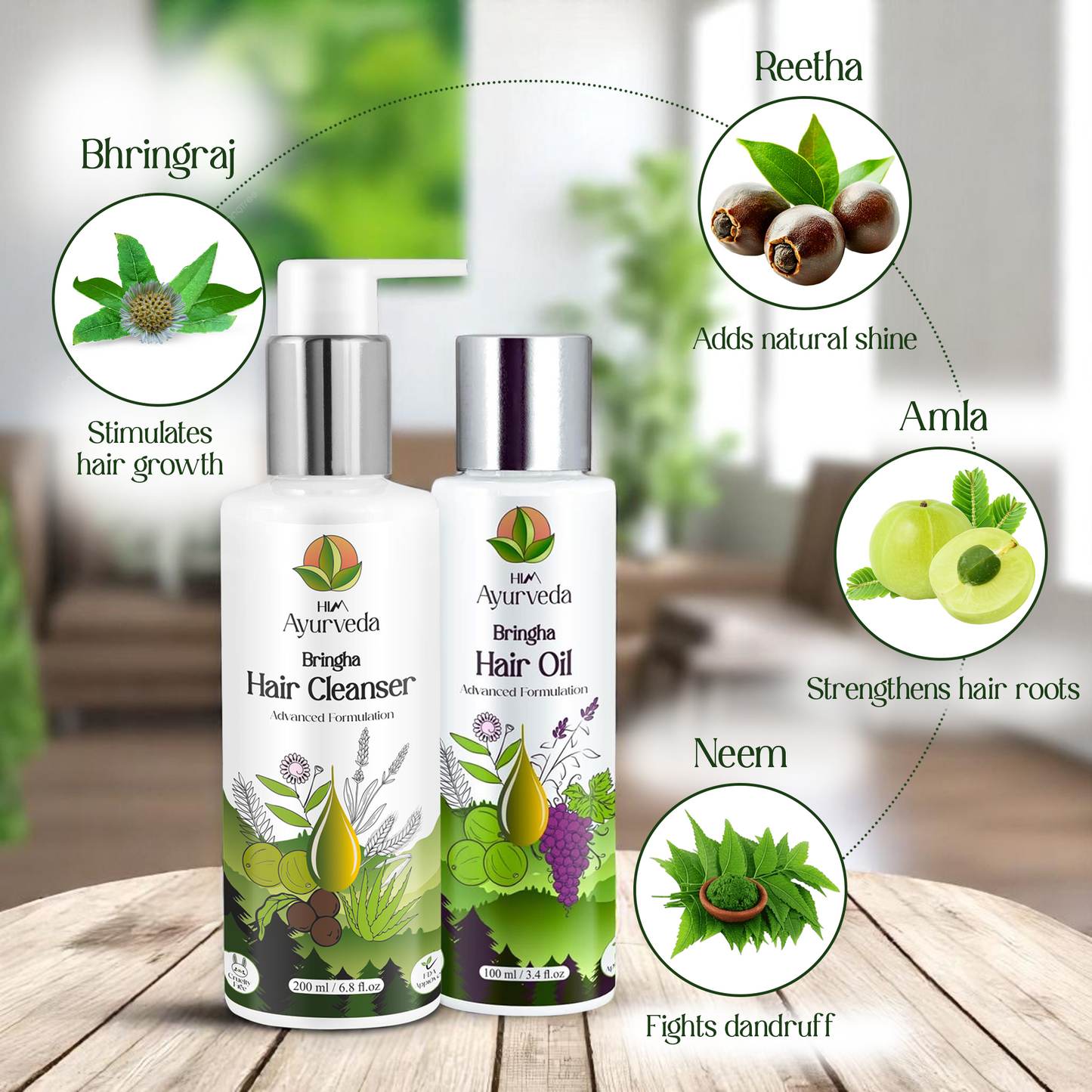 Bhringraj Anti Hair Fall and Growth(Pack of Bhringraj Hair Oil and Bhringraj Anti Hair Fall Cleanser)|