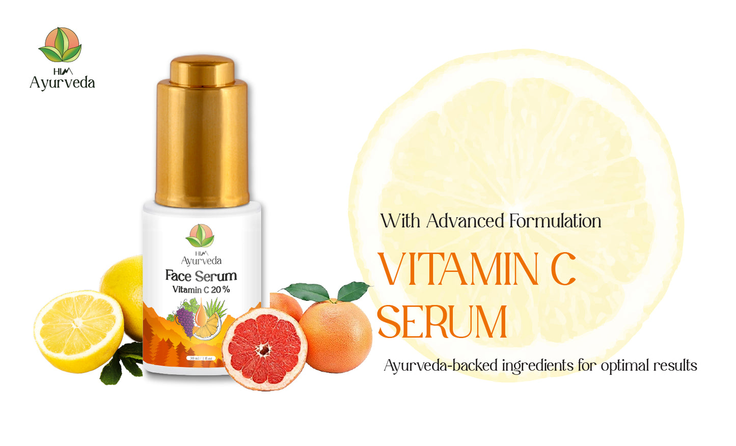 20% Vitamin C Face Serum for Glowing Skin-30ML.Vitamin C Serum For Men and Women.Total Skin Care