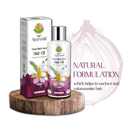 Onion Black Seed Natural and Ayurvedic Hair Oil