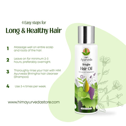 Bringha Hair Oil - For Control Hair Fall And Regrowth Hair