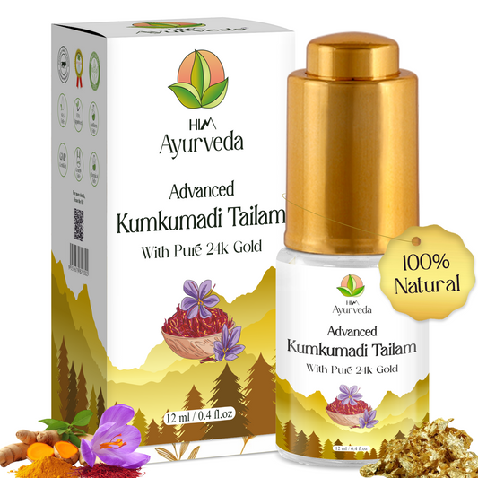 Advanced 24K Gold Ayurvedic Kumkumadi Oil (Tailam)