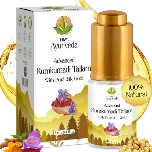 Advanced 24K Gold Ayurvedic Kumkumadi Oil (Tailam)