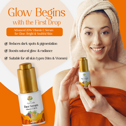 Advanced 20% Vitamin C Brightening Serum|Glowing & Brightening Skin|