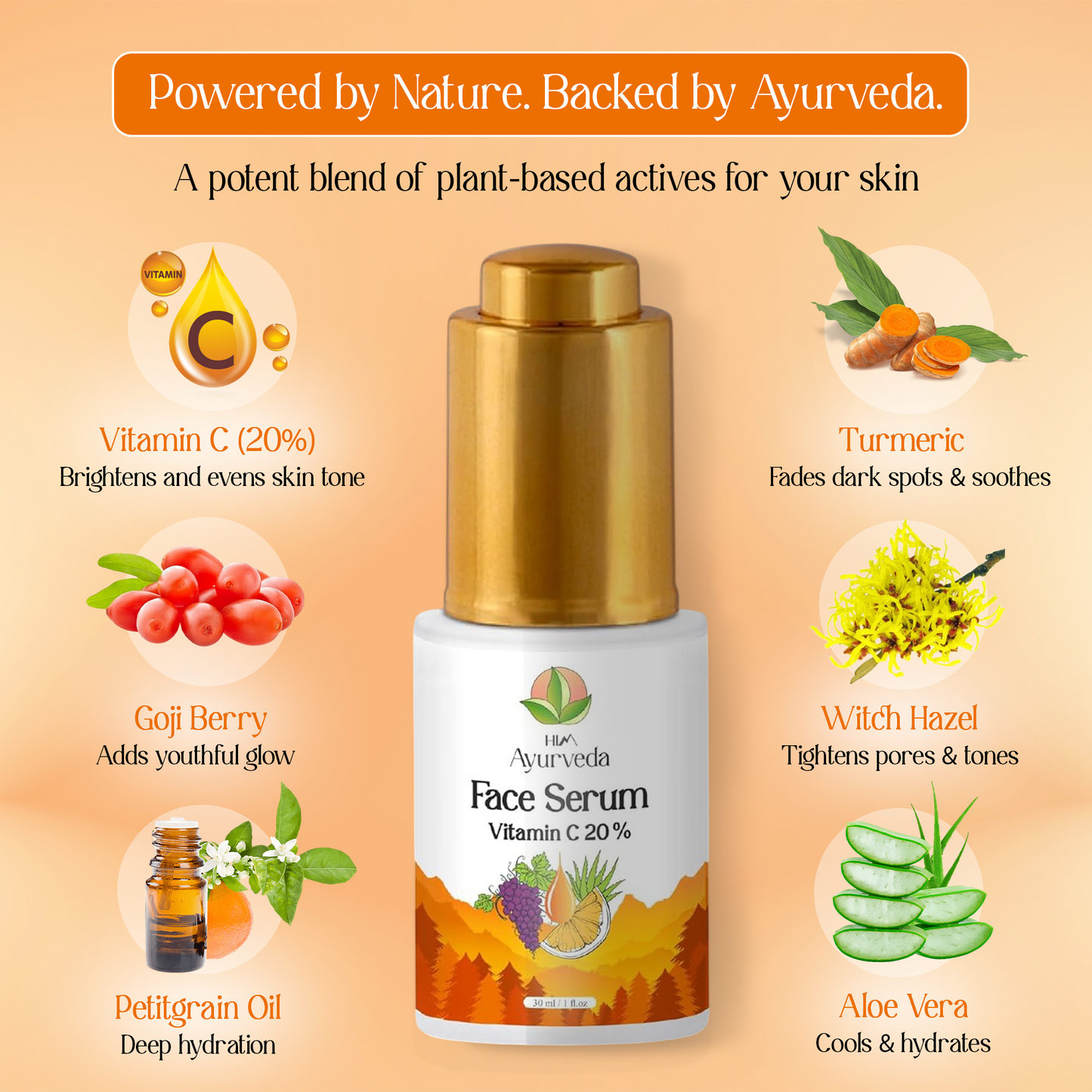 Advanced 20% Vitamin C Brightening Serum|Glowing & Brightening Skin|