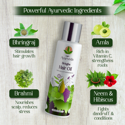 Advanced Bringha (Bhringraj) Hair Oil for Hair Growth 100ML