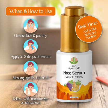 Advanced 20% Vitamin C Brightening Serum|Glowing & Brightening Skin|