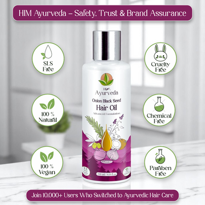 Advanced Onion Black Seed Hair Oil |Nourishing & Strengthening|