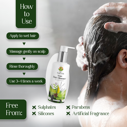 Bringha Anti Hair Fall Hair Cleanser (Shampoo)| Hair Growth & Hair Fall Control|