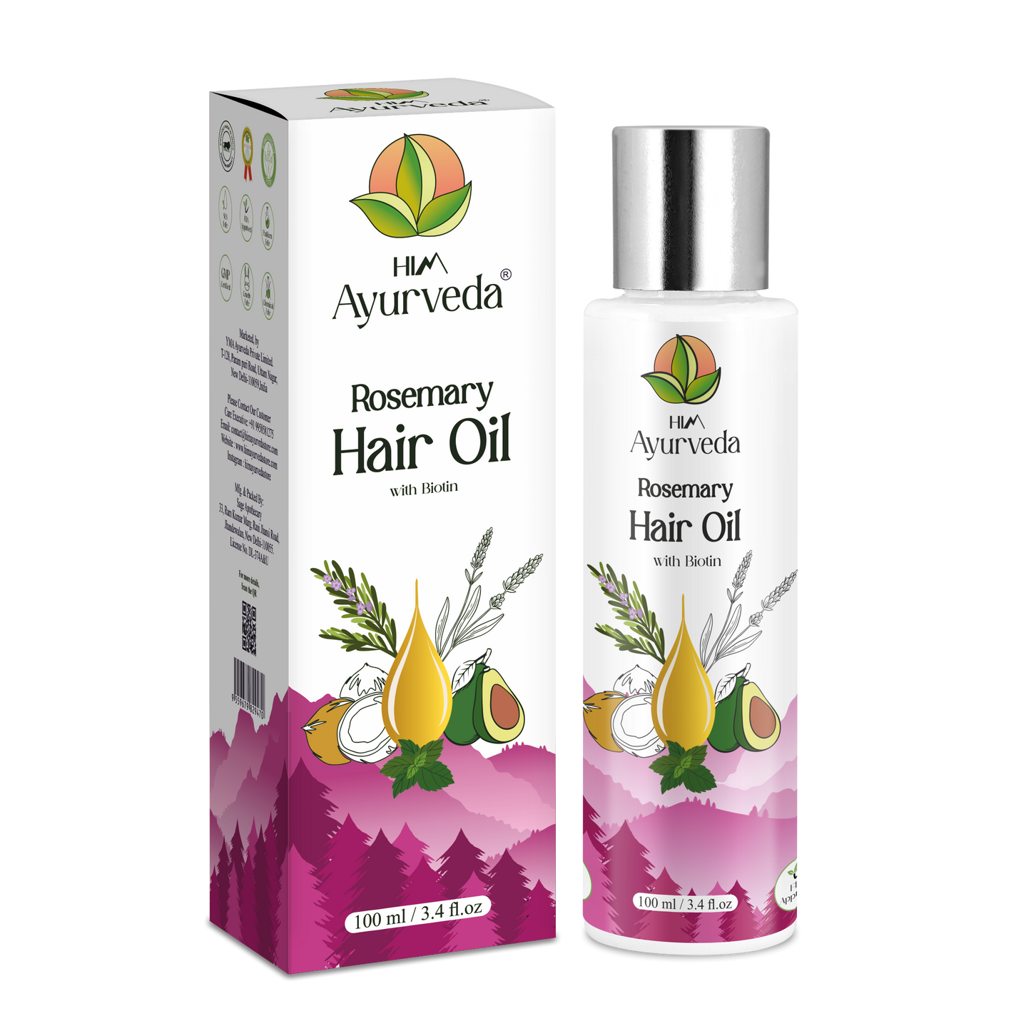 Rosemary Hair Oil with Biotin