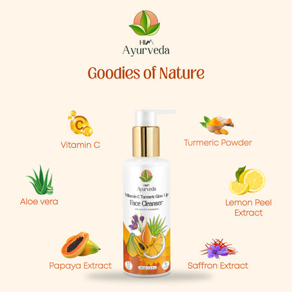 Vitamin C Turmeric Glow up Face Cleanser (Face wash)